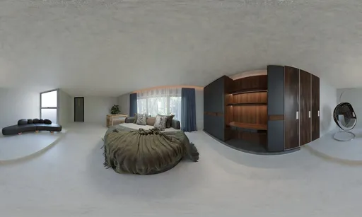 Modern Minimalist Loft Bedroom