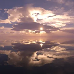 Dramatic Colorful Sunset Clouds