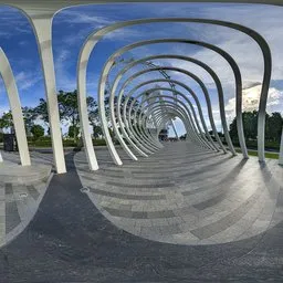 White iron frame during the day