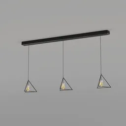 Pyramid Pendant Light