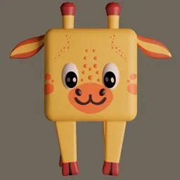 Giraffe Cube Animal