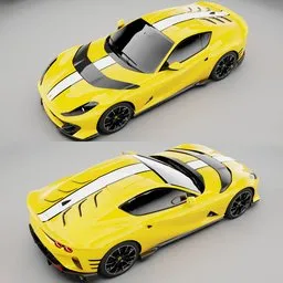 (Rigged)Ferrari 812 Competizione 2021