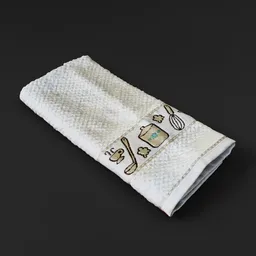 Folded Dish Towel