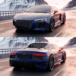 Audi R8 Spyder V10 Supercar
