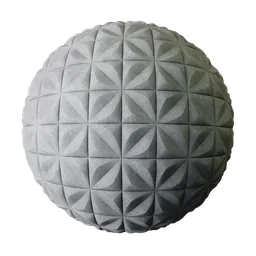 Decorative concrete tiles