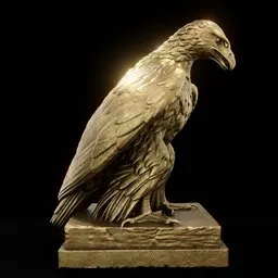 statue of Brass eagle