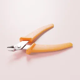 "3D model of cutting pliers for mechanic and electric workshops. Designed with Blender 3D software and featuring a sleek and durable design. Perfect for DIY projects and professional use."