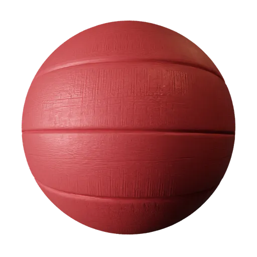 2K PBR red wood material with realistic texture and displacement for 3D modeling.