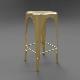 Restoration Hardware Remy Backless Stool