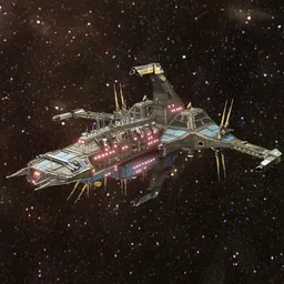 Space Ship Battle Cruiser Colossus