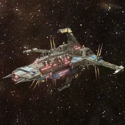 Space Ship Battle Cruiser Colossus