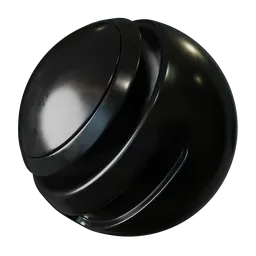 Black Plastic Glossy