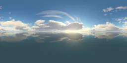 Cloudy Morning Sky Ocean