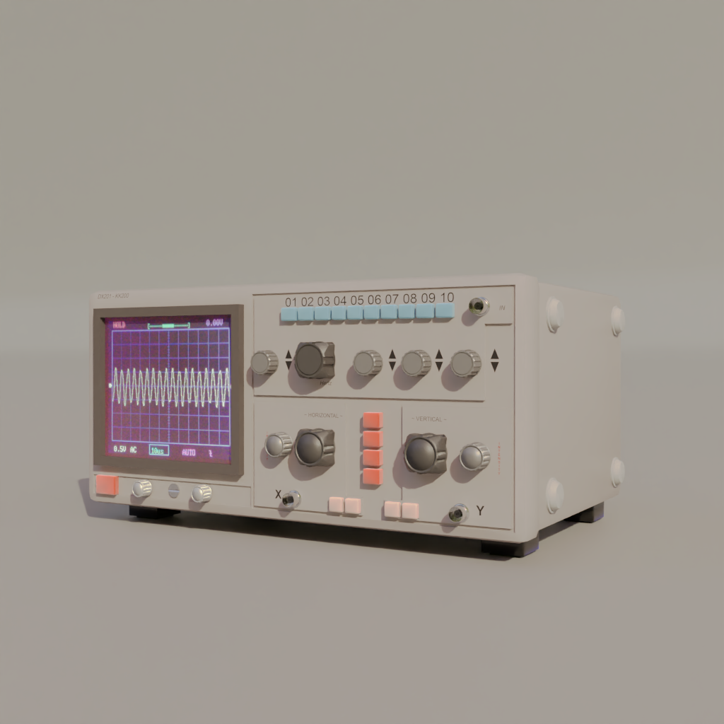 Oscilloscope | Lab Equipment models | BlenderKit