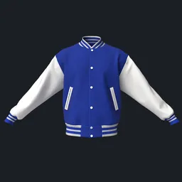 Blue Varsity Jacket