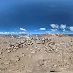 Bluesky Cloud Rock Ground Mountain