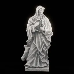 statue of Evangelist luka