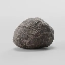 "Highly detailed low-poly 3D model of a rough-textured rock for Blender 3D. Created using PBR textures, this environment element is perfect for adding realistic rock formations to your virtual scenes. Available for download on BlenderKit."