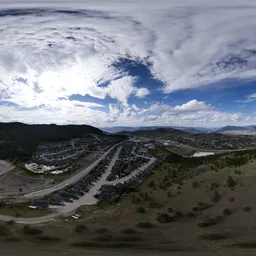 Aerial City in Canadian Nature