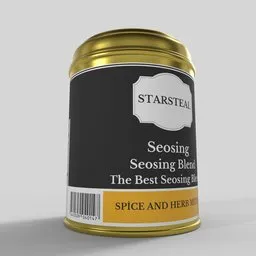 Starsteal Seasoning Blend Tin Can