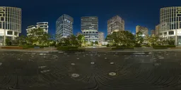 Fountain Center at Night
