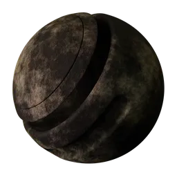 Realistic PBR "Forest Ground" texture with detailed earthy pigments and natural elements for 3D Blender materials.