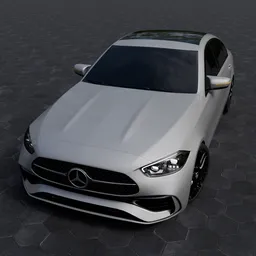 Mercedes Benz C Class(Rigged)