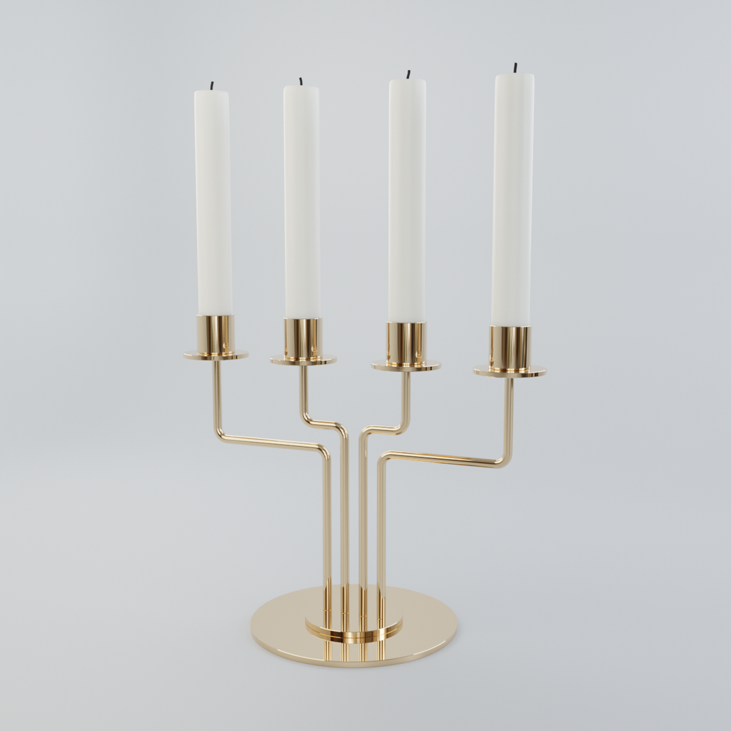 BlenderKit | Download the FREE Modern Candle Holder model