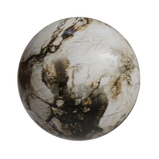 Gray white Marble