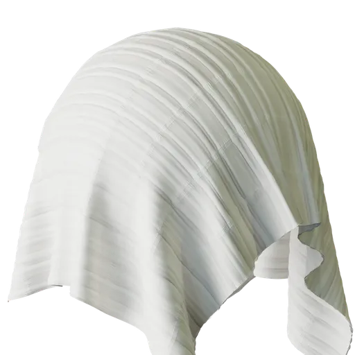 White curtain fabric