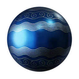 Chrismass blue decoration