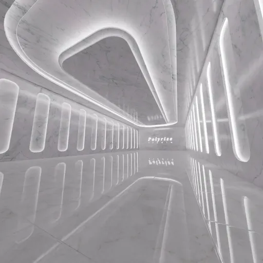 Minimalist Marble Exhibition Hall