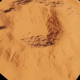 Desert crater