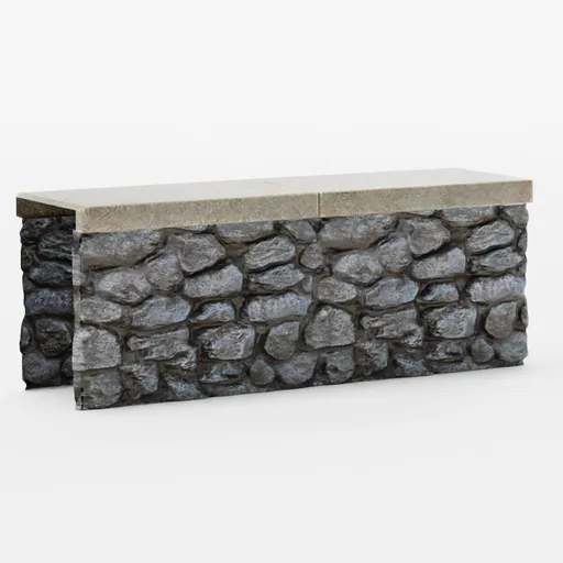 Dark Gray Stone Walling