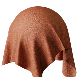 Plain Orange Chenille