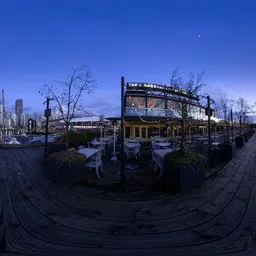 Downtown City Harbour Sunset