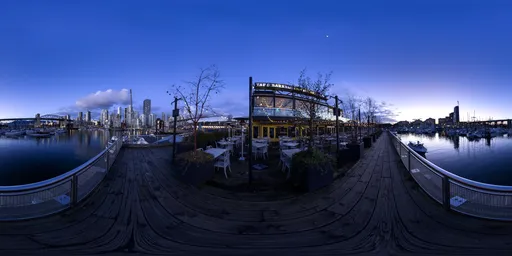 Downtown City Harbour Sunset