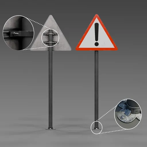 Sign caution
