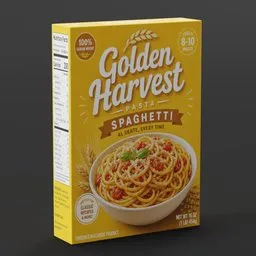 Spaghetti Pasta Box