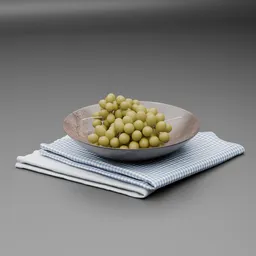 Green Grapes Bowl
