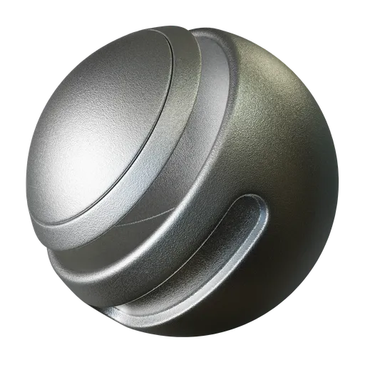 Powder coated metal white