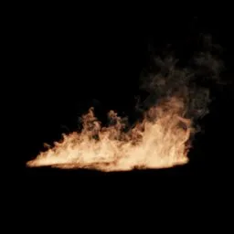 Burning Fire Animation VDB