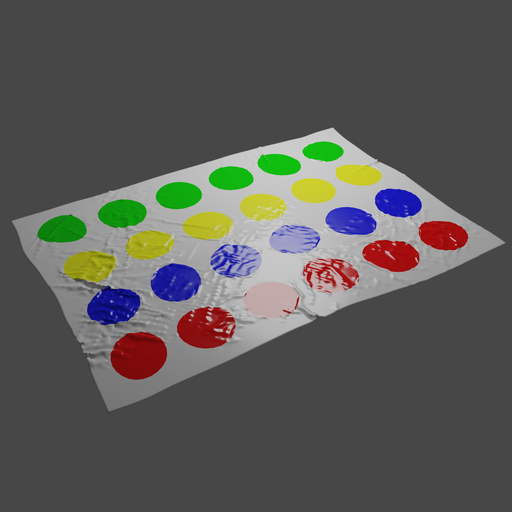 Twister Game Mat FREE Toys models BlenderKit