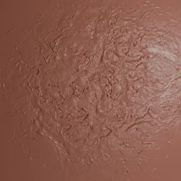 3D Sculpting Brush for Blender creating swollen, bulging organic surface textures.