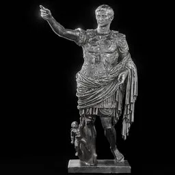 statue of Steel Augustus prima porta