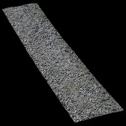 Scan Small rock road old