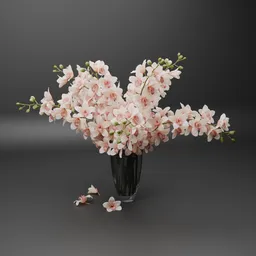 Blush Pink Orchid Flower