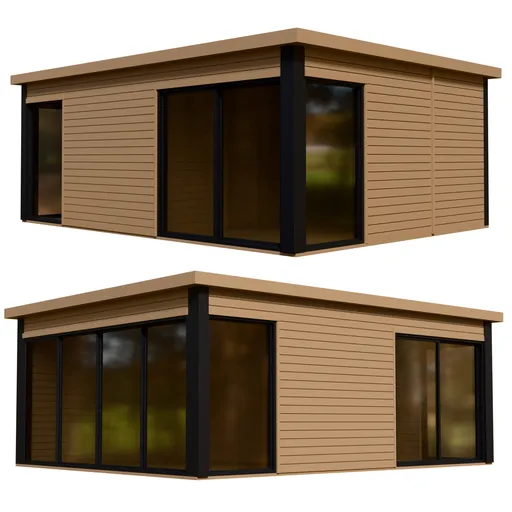 Modern Wooden Prefab House