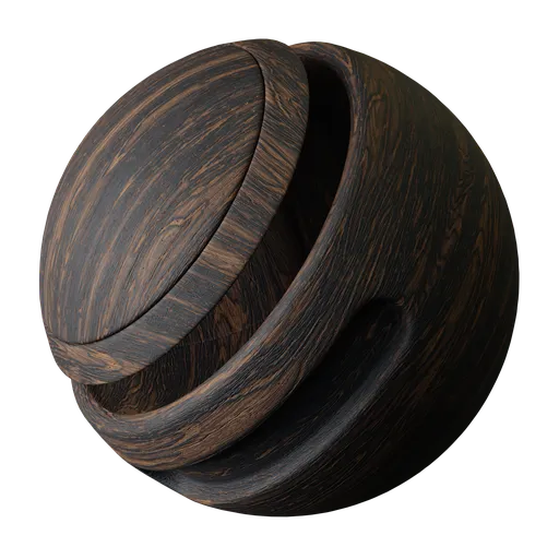 Burned wood