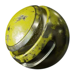 Industrial Paint Splatter Metal